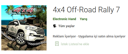 4*4 Off-Road Rally 7 indir