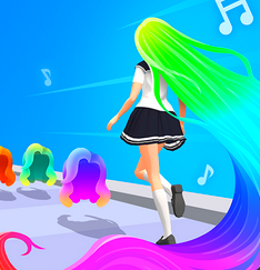Dancing Hair Music Race 3D Apk indir