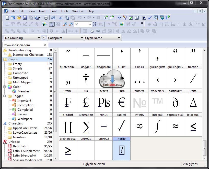 FontCreator karakter yazı programı