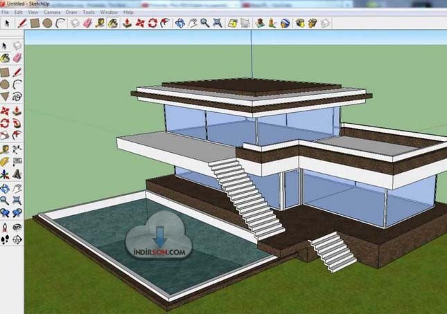 google sketchup indir turkce 3d tasarim cizim programi