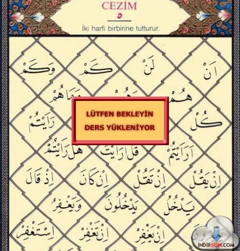 Kur'an-ı Kerim Öğrenme okuma