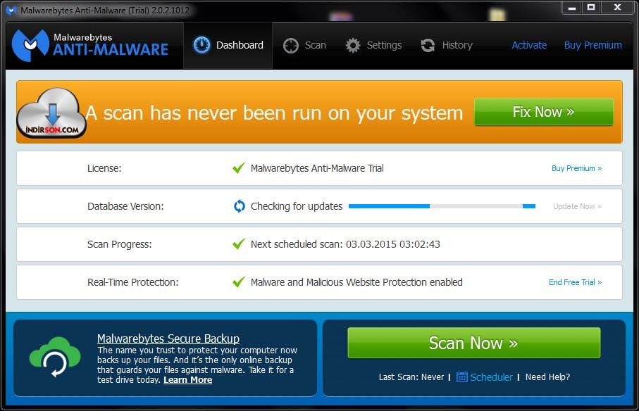 Malwarebytes Anti-Malware